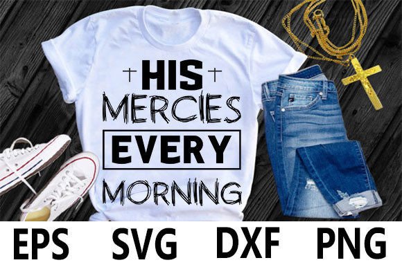 Christian Jesus T-Shirt Design, His – A Faith-Filled Graphic for Crafters & Handmade Sellers