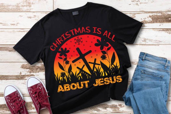 Christmas is All About Jesus T-Shirt Graphics Review
