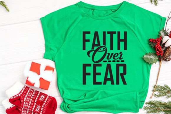 Faith Over Fear SVG Designs Bring Emotional Depth to Visual Branding