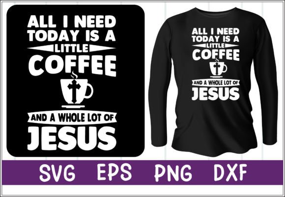 Jesus and Coffee Vector: A Fresh Graphic Design Asset for Lifestyle Blogs and T-Shirt Designs