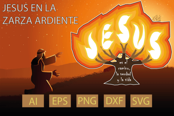 JESUS EN LA ZARZA ARDIENTE Spanish Design Review