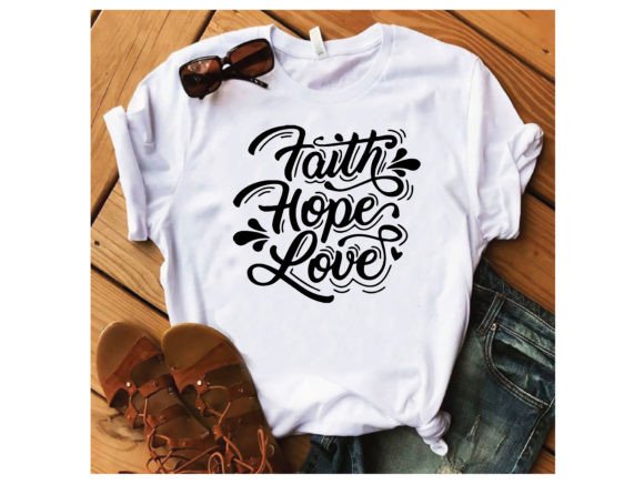 Typography Christian T-Shirt Design: A Versatile Graphic for Handmade Business Creators