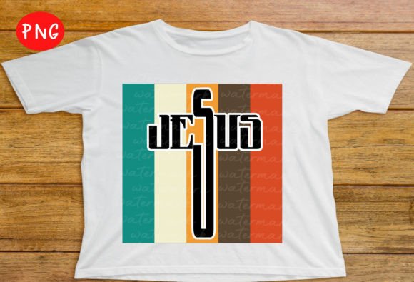 Vintage Jesus Png for T-Shirt Designs and Religious Graphics